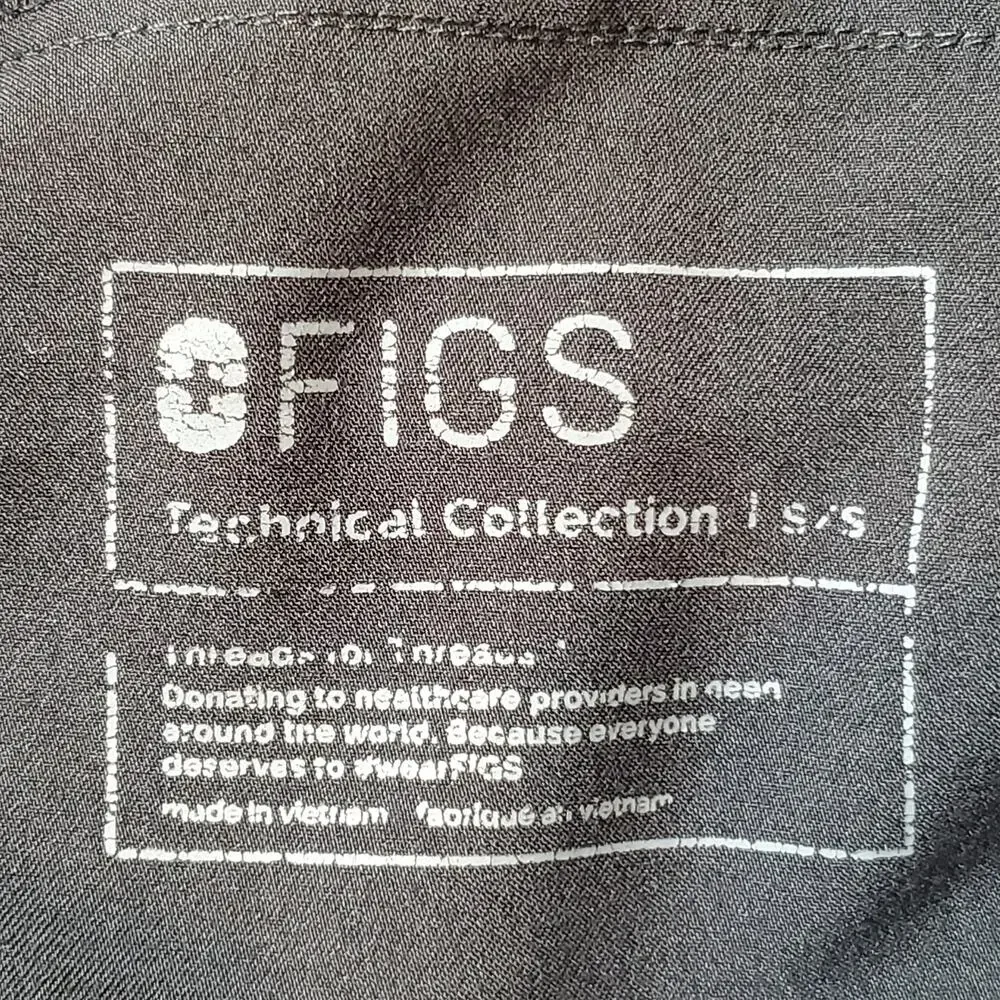 Figs Men's Size S Tansen Jogger Slim-Fit Scrub Pants Black MXXSW2004S